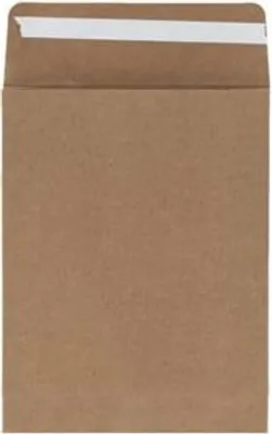 Produktbild von Kartonumschlag 130 x 170 x 40 mm Braun 220 g 10 Stück