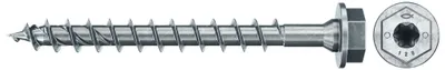 Produktbild von Fischer 566382, Schraube, Verzinkter Stahl, Holz, Zink, Vollgewinde, Sechskantkopf