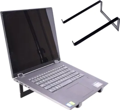 Produktbild von Laptop Ständer und Halterung aus - Höhenverstellbarer Notebook  11 bis 17,3 Zoll - für homeoffice Ausstattung Stahl