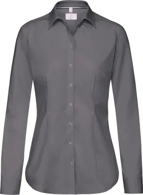 Produktbild von Greiff Corporate Bluse PREMIUM Damen ® Pflegeleicht Grau 40