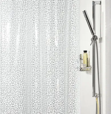 Image de Spirella Rideau de douche motif, vers. Designs Couleur : Galet white