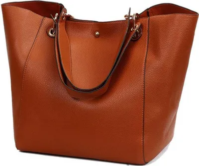 Zdjęcie produktu dla Coolives Torba damska 2 w 1 ze skórypoliuretan Shopper Hobo Torba z uchwytem Vintage