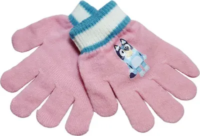 Produktbild von Bluey Kinder Mädchen Handschuhe Fingerhandschuhe Onesize von 4 bis ca. 8 Jahre