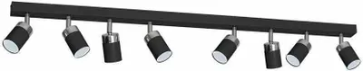 Immagine prodotto di Plafoniera Joker Black/Chrome 8Xgu10 Lampada da soffitto Faretti da soffitto