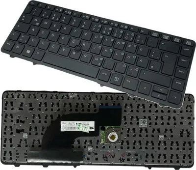 Produktbild von Trade-Shop Original Tastatur Deutsch QWERTZ Trackpoint kompatibel mit HP Probook 640 G1 H5G66ET H5G70EA J8R39EA F1Q65EA F1Q66EA