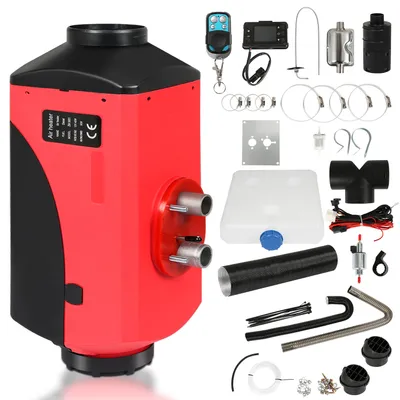 Immagine prodotto di Riscaldatore diesel ad aria Jopassy riscaldatore di parcheggio 12 V 5 kW, riscaldatore ad aria riscaldatore diesel di parcheggio. Riscaldatore diesel con display LCD e telecomando