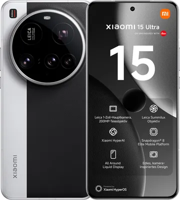 Produktbild von Xiaomi 15 Ultra 5G 512GB 16GB RAM Dual Silber Chrome EU