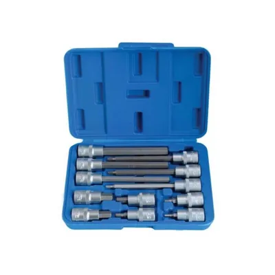 Obrázok produktu pre Sada nástrčných predĺžených kľúčov HEX 12ks 1/2" Satra 12651