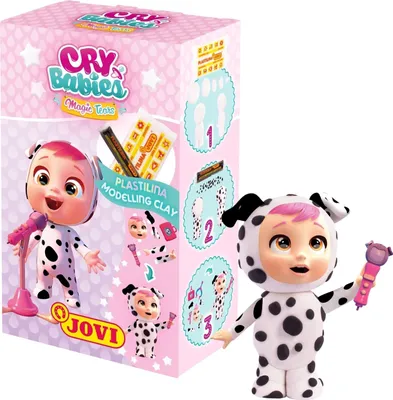 Produktbild von Jovi Cry Babies Dotty Modelliermasse für Kinder