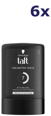 Produktbild von 6x Taft Gel Tottle 300 ml, Unlimited Hold 7