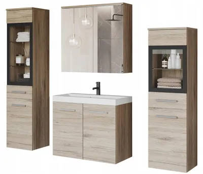 Image de Ensemble de salle de bain ESTELA 2 – chêne san remo
