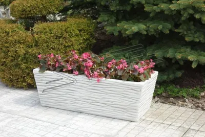 Produktbild von Blumenkübel Pflanz Kübel Dekoration Figur Blumentöpfe Garten Vasen Gefäss 204102