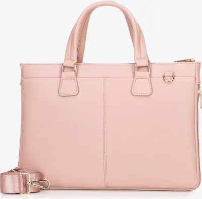 Produktbild von Wittchen Damen-Laptoptasche (14,5 Zoll) aus Kunstleder, Rosa