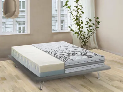 Image de Wien - Matelas Une Place et Demie, 190x120x22h cm Blanc, Déhoussable Italie
