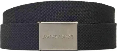 Zdjęcie produktu dla Jack & Jones 12270575_2161_95, Czarny, Męski, Pas wojskowy, Dorosły, Klamra, 1 szt.