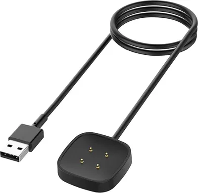 Produktbild von Fitbit-Ladegerät für Fitbit Sense 2/Versa 3/Versa 4 - Schwarz