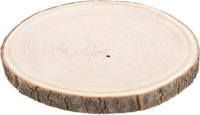 Paulownia-Holzscheibe in vielen Größen zur Auswahl, Größe:ca. 13x13 cm