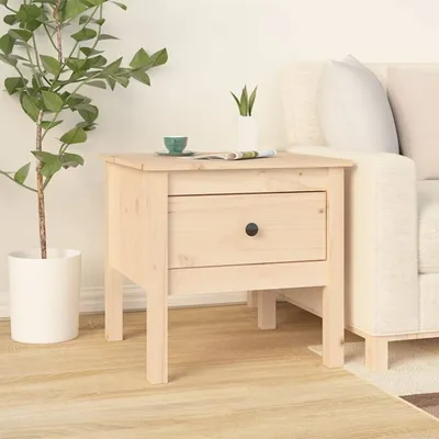 Produktbild von "SALE 2026"Beistelltisch - modernes Design - Flurtisch/Wohnzimmertisch - 50x50x49cm Massivholz Kiefer DE686044 - Konsolentische