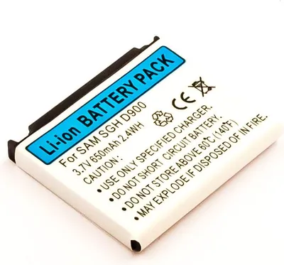 Produktbild von Akku für Samsung SGH-D900 / D900i / E780 (3,7V, 650mAh) ersetzt AB503442CECSTD