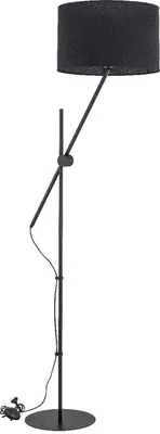 Zdjęcie produktu dla Lampa stojąca minimalistyczna czarna industrialna LORA 1xE27 15W ALF9260 Alfa