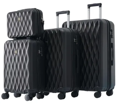 Image de Valise - Bagage - Valise rigide - Bagage à main - Coque rigide en ABS - Serrure à combinaison TSA - 4 roulettes