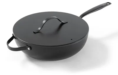 Obrázok produktu pre Wok s pokrievkou – priemer 30 cm – Keramický nepriľnavý povrch – Vhodné na indukciu