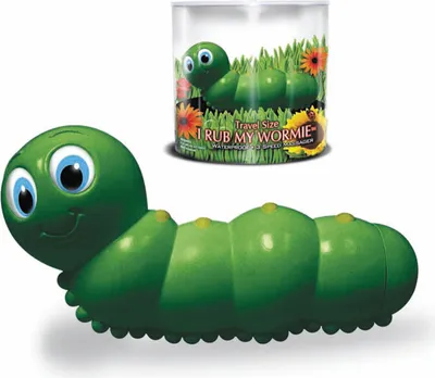 Produktbild von Massagewurm Grün, wasserdicht, 3 Vibrationsstufen, inklusive Geschenkverpackung