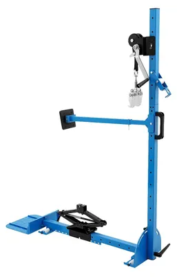 Produktbild von Auto Karosserie Ausbeulwerkzeug - Manueller Blech Zieher - Zugkraft 800 kg - 120° verstellbar - 124–154×33×141 cm - Blau