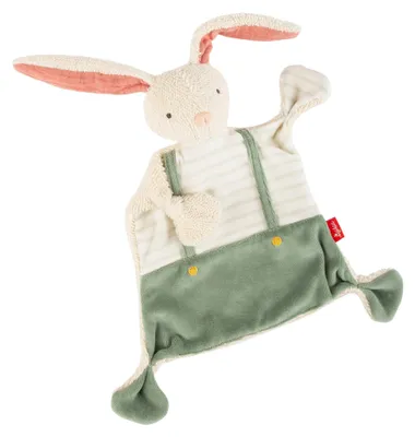 Obrázek produktu pro sigikid plyšový králík, plyšová látka, plyšová hračka, dětská, bavlna, zelená, 31045