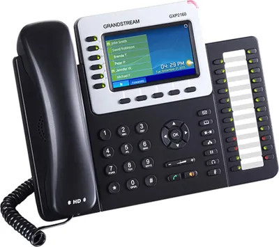 Imagen del producto de Grandstream GXP-2160 SIP Telefon, HD Audio, 6 SIP-Konten, Farbdisplay