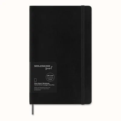 Produktbild von Moleskine Smart Notizbücher, Large/A5, blanko, Weicher Einband, Schwarz