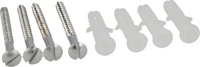 Produktbild von tecuro Schraubenset (4-er Set) in verchromt
