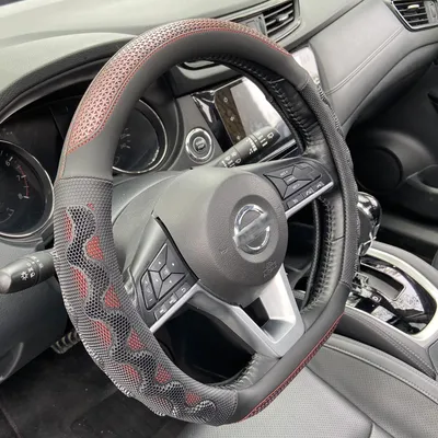 Obrázok produktu pre Poťah na volant PINCTROT, tvaru "D", s priemerom 36,7–38,1 cm (14,5–15 palcov), s dobrou priľnavosťou, s 3