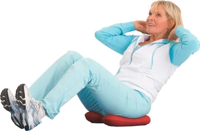 Produktbild von TOGU Dynair Venentrainer Senso Orthopädisch Fußwippe Muskeltraining, Farbe: Rot