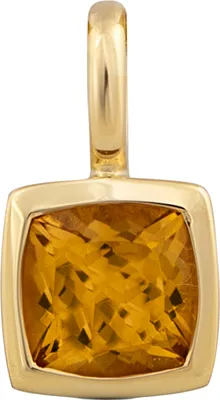 Produktbild von Orolino Anhänger 585/- Gold 1,1cm gelb Citrin gelb 067340128-1