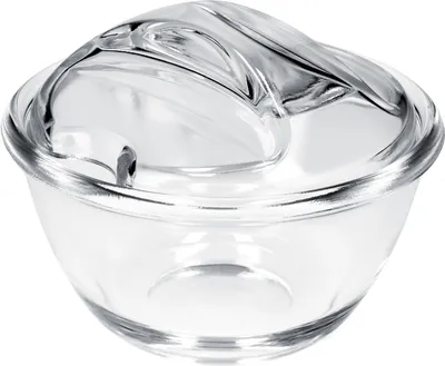 Obrázek produktu pro Cukřenka KADAX "Bisoi", cukřenka a cukřenka, skleněná cukřenka, cukřenka s ergonomickým víkem, průhledná skleněná nádoba na cukr,