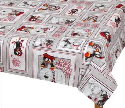 Obrázok produktu pre Obrus CHRISTMAS - 70x70 cm - biely