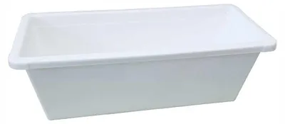 Produktbild von Goplast Balkonkasten weiß 40 cm Pflanzkasten für Blumen