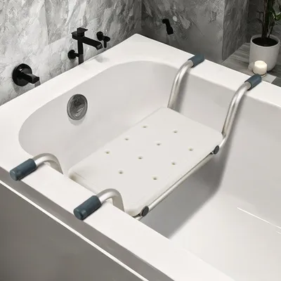Immagine prodotto di Seduta da vasca per anziani - Regolabile 73,5 - 83,5 cm - Antiscivolo - Larghezza 41 cm