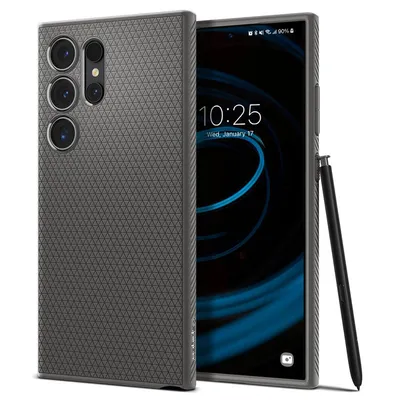 Produktbild von Spigen Liquid Air, Cover, Samsung, Galaxy S24 Ultra Case, 17,3 cm (6.8"), Grau