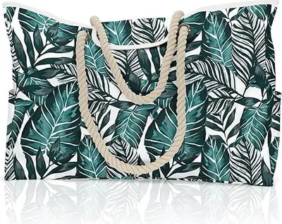 Produktbild von Wasserdichte Strandtasche für Damen - Extra Große Pool- und Sporttasche mit Innentasche für Schwimmen und Reisen, E