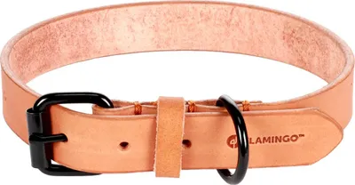 Produktbild von Flamingo Halsband Leano cognac, Maße: 38 - 48 cm / 25 mm