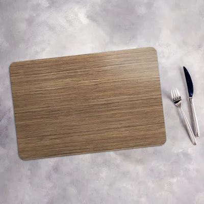 Produktbild von Tischset 4x45x30 cm Platzset Tischmatte Platzmatte Untersetzer - Helles Holz