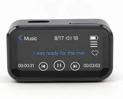 Immagine prodotto di Lettore MP3 da 32 GB con Bluetooth 5.3 e schermo touchscreen da 1,47 pollici