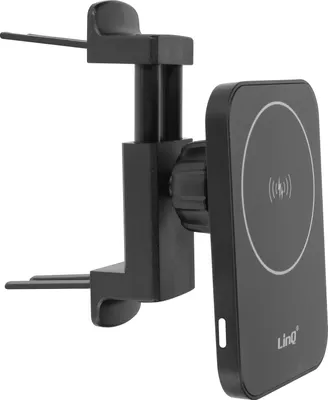 Immagine prodotto di Supporto per auto MagSafe 15W montaggio Griglia di ventilazione rotonda Display a LED LinQ