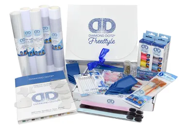 Produktbild von DIAMOND DOTZ® Original Diamond Painting Komplettset, Freestyle Designe