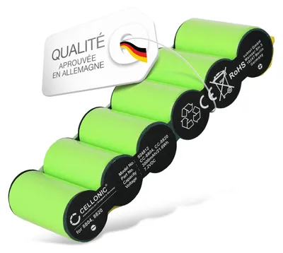 Image de subtel 1x Batterie pour Jardin Compatible avec Gardena Gartenschere, Rasenschere, Accu 90, 8804 - (3000mAh, 7.2V)