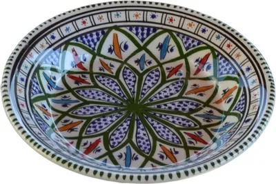 Obrázok produktu pre Zelený polievkový tanier Bakir - D 24 cm