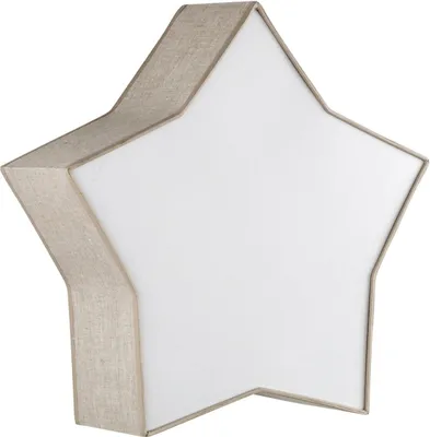 Obrázek produktu pro Stropní lampa do dětského pokoje kovová tkanina E27 bílá béžová 2-světelná stropní lampa do dětského pokoje