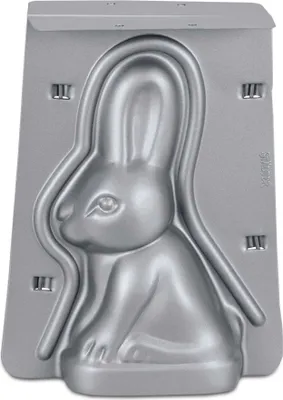 Produktbild von Städter 'we love baking Osterhäschen, 14 x 18 x 6,5 cm Silber'